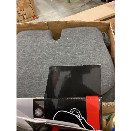 Seat Cushion for Truck Driver, Memory Foam Truck Seat Cushion with Adjustable Strap – Ergonomic Back Support & Sciatica Relief for Long Drives, Semi Truck Accessories