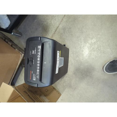 Bonsaii 12-Sheet Cross Cut Paper Shredder, 5.5 Gal Home Office Heavy Duty Shredder for Paper, Credit Card, Mail, Staples, with Transparent Window, High Security Level P-4 (C275-A)