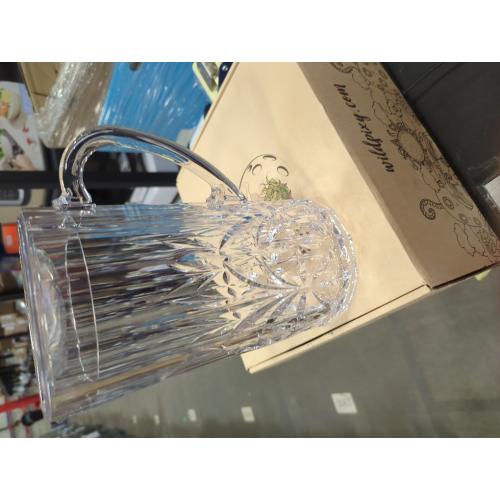 Amazing Abby - Stately - Acrylic Pitcher (80 oz), Clear Plastic Water Pitcher with Lid, Fridge Jug, BPA-Free, Shatter-Proof, Great for Iced Tea, Sangria, Lemonade, Juice, Milk, and More