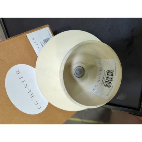 7-Inch CREAM Cake Pedestal Stand, Elegant Creme Aluminum Dessert Stand, Perfect for Wedding Cakes & Birthday Celebrations, Ideal for Parties & Special Events, Home Decor, Kitchen Accents & Serving