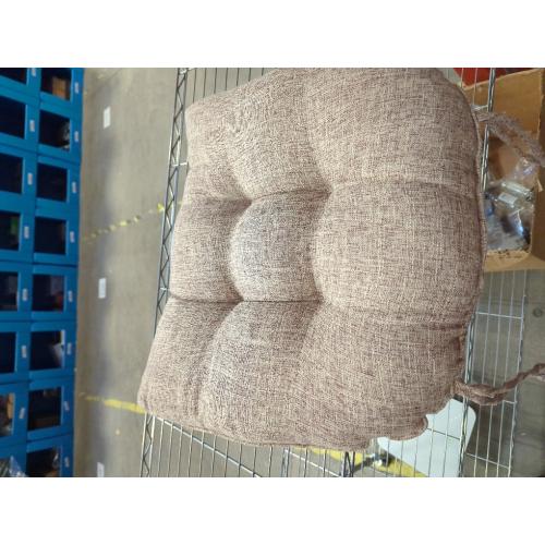 Amazon.com: Chair Cushions Set of 6 for Dining & Kitchen – Thick Memory Foam Seat Pads with Non-Slip Back, Tie-On Straps – Washable Linen-Textured Covers for Indoor & Patio Chairs – 15.5