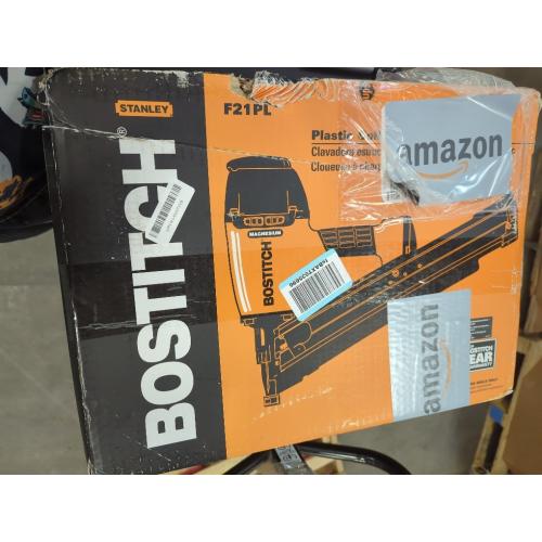 BOSTITCH Brad Nailer Kit, 18GA, Smart Point, Pneumatic (BTFP12233)