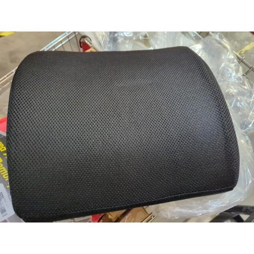 Amazon Basics Rectangular Comfortable Back Support Cushion for Office Chairs, Memory Foam, Black