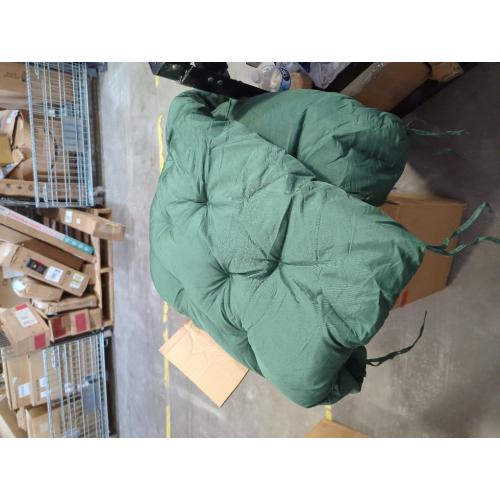 Dark Green Bench Cushion for Outdoor Furniture, Non-Slip Seat Cushion with Backrest, Replacement 2-3 Seater Garden Swing Seat Pad Recliner Bench Pads for Sofa Patio