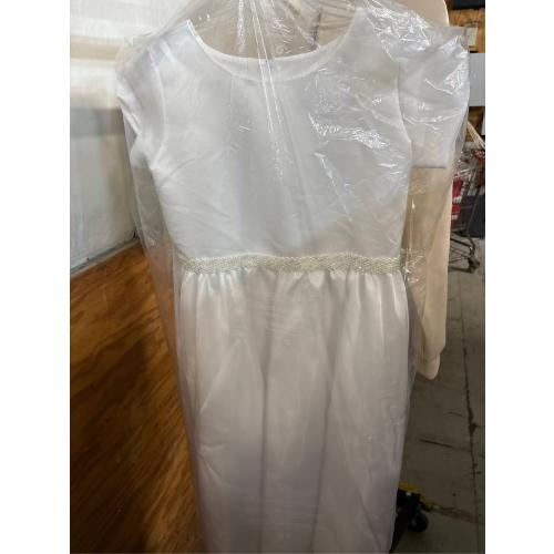 Made in USA - White First Communion Dresses for Girls 7-16 Plus Size - Vestidos de Primera Comunion para Niñas size 16X