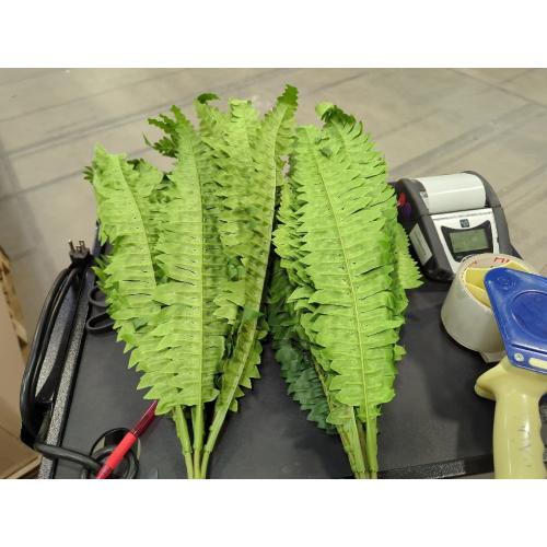 Fake Ferns - Set of 2 Faux Boston Ferns Large Artificial Plants, 40 Leaves per Bouquet, 35 Inches medium Artificial Ferns for Outdoors/Indoor Home, Office, Garden Decoration