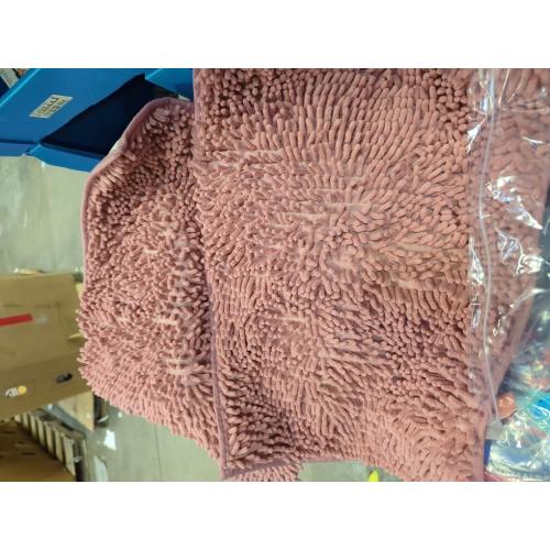 RUN HELIX Bathroom Rugs Sets 2 Piece Thick Absorbent Chenille Bath Rug Set Non Slip, Soft Shaggy Bath Room Floor Mats for Bathroom, Machine Washable, Misty Rose