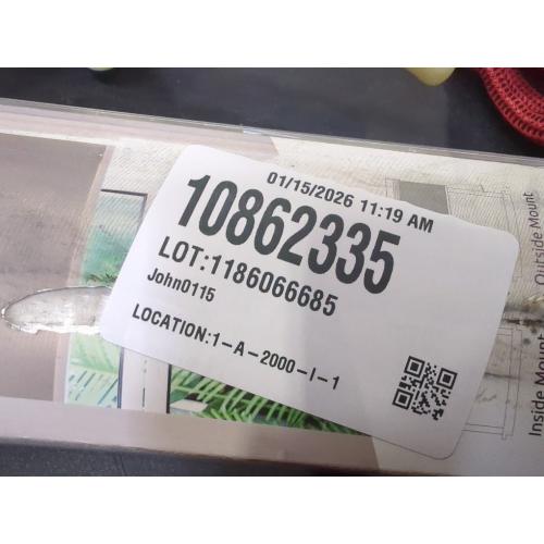 Color White Smart Motorized Blinds with Remote, No Drill Automatic Roller Shades for Indoor Windows, Blackout Linen Fabric, Electric Blinds for Windows, Weave Swan