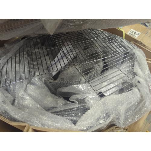 DENKOE Size  32 Inch Round Fire Pit Table with Fire Pit Grill, Extra Thick, Heavy Duty Fire Bowl, Deep Outdoor Firepit, Wood Burning Firepits for Outside Patio, Backyard Fire Pits, Large BBQ Pit