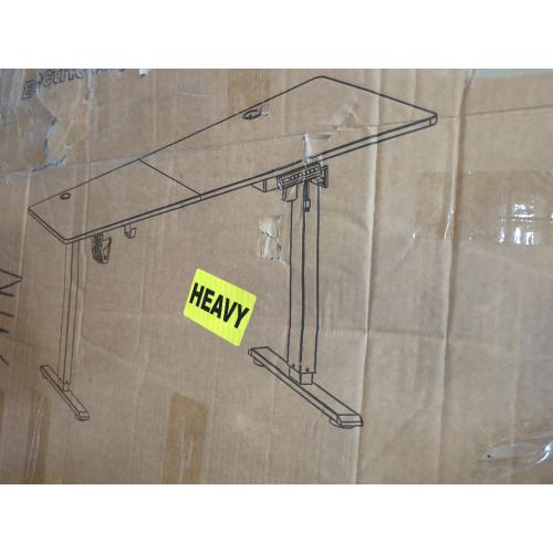 Rustic Brown 40 Electric Standing Desk, Adjustable Height Stand up Desk, Sit Stand Home Office Desk (Rustic, 40 inch)