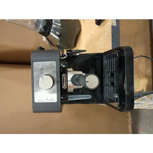 De'Longhi Stilosa Manual Espresso Machine, Compact Coffee Maker, 15 Bar Pump Pressure, Manual Milk Frother Steam Wand for Authentic Single & Double Espresso, Lattes & Cappuccinos, Tamper Included