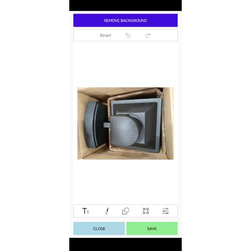 Harbor Breeze 1-Light 11.5-in Black Motion Sensor Outdoor Wall Light (broken glass; no test)