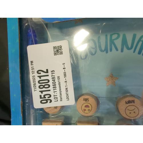 Melissa & Doug Wooden Stamp Set, Favorite Things - 26 Wooden Stamps, 4-Color Stamp Pad