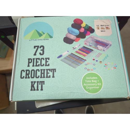 73 Piece Crochet Kit for Beginners Adults and Kids, Premium Crochet Set