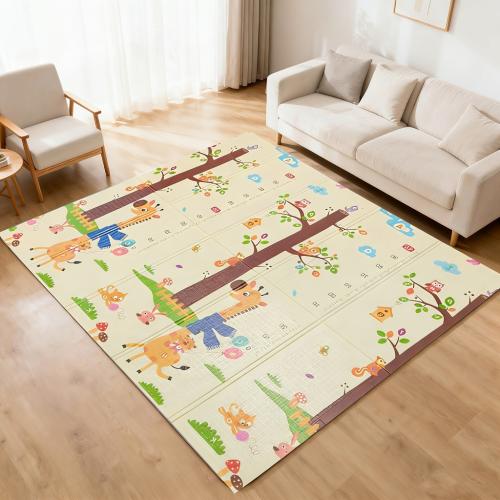 Nuevo foldable play mat for babies and toddlers bunny and giraffe pattern