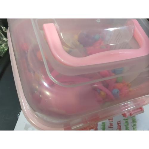 Orian Pop Beads Jewelry Making Kit for Girls, 500  Piece Set for Girls Ages 3 and Up,Colorful Snap Beads,Bracelet,Necklaces and Rings Unicorn Gift Bag