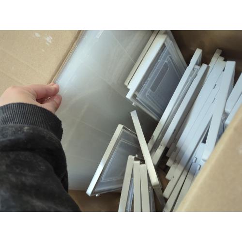 SONGMICS Shoe Boxes, Pack of 12 Shoe Storage Organizers, Stackable Clear Plastic Boxes for Closet, Sneakers, 13.1 x 9.1 x 5.6 Inches, Transparent and White ULSP12SWT