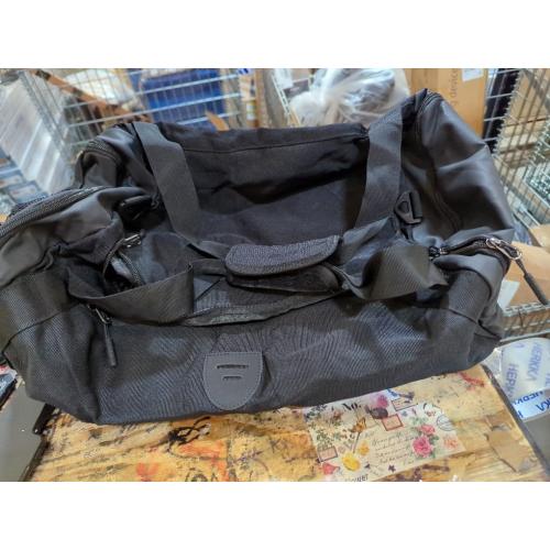 BAGSMART Gym Bag for Women, Carry on Weekender Overnight Bag, Travel Duffel Bags with Trolley Sleeve, Personal Item Travel Bag Tote Bag Workout Dance Bag(Black,Medium)