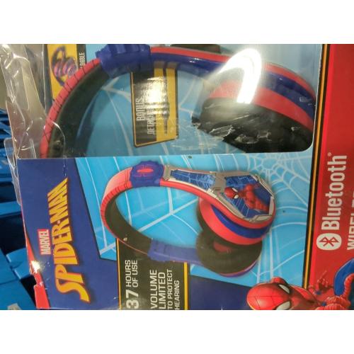 eKids Spiderman Character Bluetooth Headphone