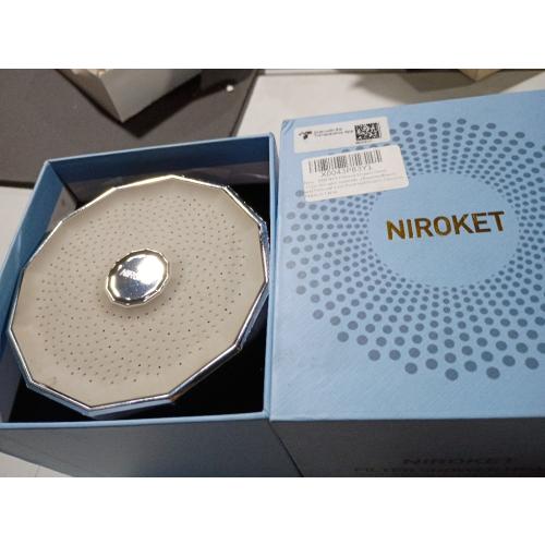 NIROKET Filtered Shower Head - High-Pressure Showerhead with Water Filter System | Ideal for Hair and Skincare | Shower Water Filter System