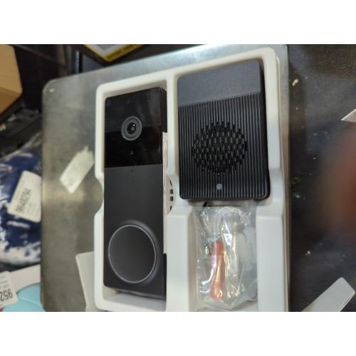 Wireless Duo Cam Video Doorbell (with Chime), Battery Powered, 2K Full HD Video, 2 Cameras, 2-Way Audio, Night Vision