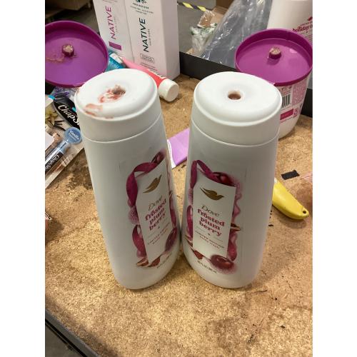 Dove Beauty Limited Edition Holiday Treat Body Wash - Frosted Plum Berry - 2 pack
