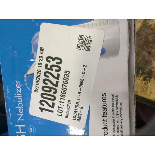 Smart Portable Nebulizer OTC for Adults and Kids with LCD Screen,3 odes & Auto-Cleaning,Professional Handheld Inhaler Mist Breathing Treatment Machine for Travel & Home