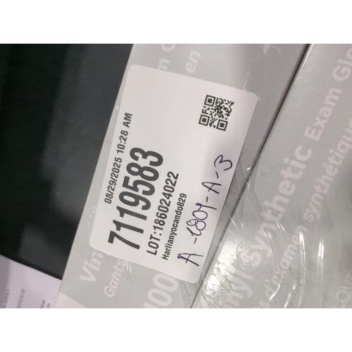 2 Pack 200Gloves Basic Vinyl Synthetic Exam Gloves