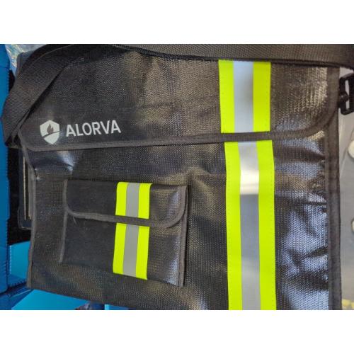 Upgraded Fireproof & Waterproof Document Bag – Lockable 17”x 12”x 5” with Wallet Protector - Reflective to Find Fast at Night – Shield Documents & Valuables from Fire & Water - Firefighter Designed