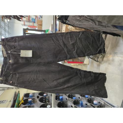 Size 28 AG-ED Denim Women's High Waisted Stretchy Wide Leg Jeans Loose Trendy Denim Pants with Pocket