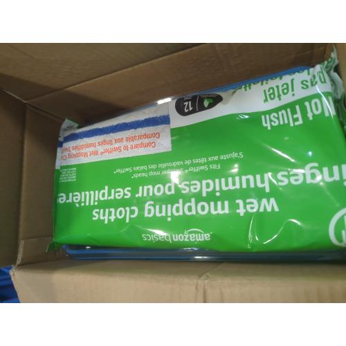 Amazon Basics Wet Mopping Cloth Refills  24 Count (Fits Swiffer Sweeper Mop Heads)