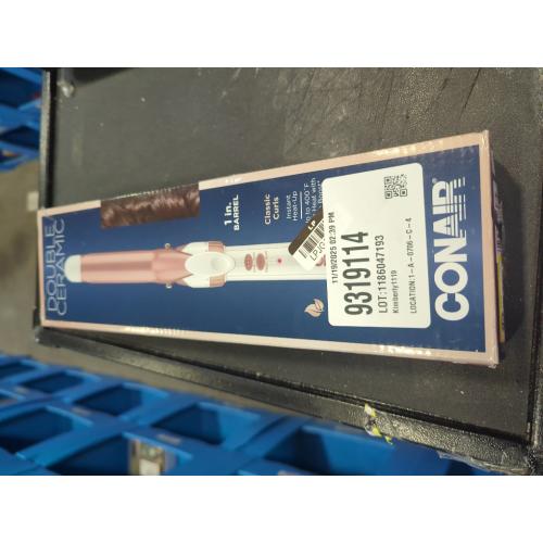 Conair Double Ceramic Gentle Rose Gold 1 Inch Curling Iron