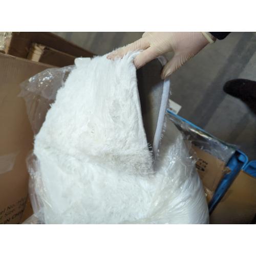 LOCHAS Ultra Soft Indoor Modern Area Rugs Fluffy Living Room Carpets for Children Bedroom Home Decor Nursery Rug 4x6 Feet, White