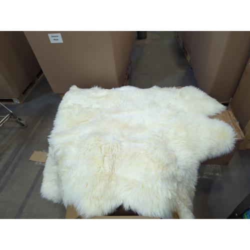 WL&ALLEN Sheepskin Rug - Genuine Thick & Lush Pile, Luxury Australian Pelts | Large Single  Ivory White