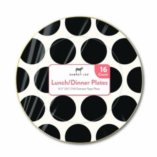 Set of 4 , 16 plates Dabney lee lunch/dinner plates 10.5 paper plates