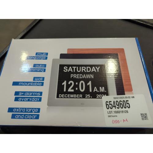 Multi language - AUTO dinning - Wall mountable - 3  alarms everyday - extra large and clear.