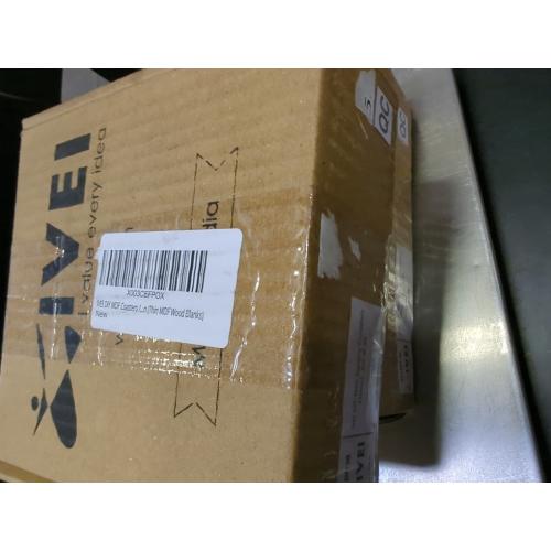 2pk IVEI DIY MDF Coasters/Thin Wood Blanks/Keyrings/Magnets/Boxes for Painting, Decoupage, Resin Art Work & Decoration (Thin MDF Wood Blanks)