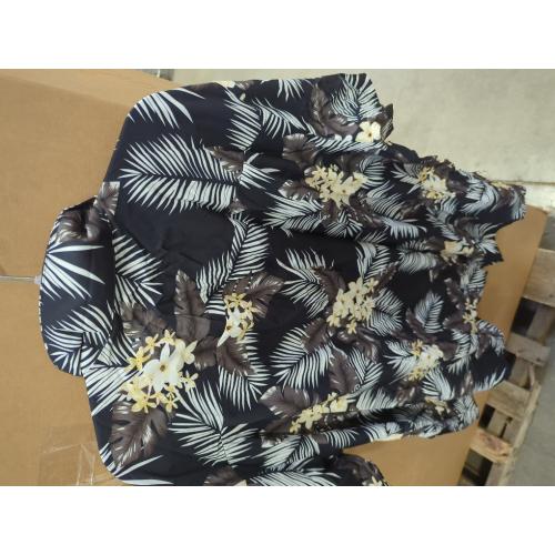 Hardaddy Men's XL Hawaiian Shirt Short Sleeve Tropical Button Down Shirts Floral Leaf Summer Beach Tops Holiday Wear