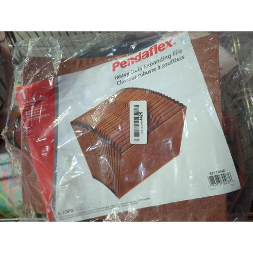 Pendaflex Heavy-Duty Expanding Open Top File 31 Pockets 1/3 Tab Letter Brown R217DHD