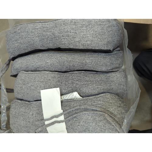 downluxe Thickened Chair Cushions for Dining Chairs Set of 4, Kitchen Chair Cushions with Ties and Non Slip Backing, Tufted Chair Pads 4 Pack, 16.5X 16.5 X 5, Dark Grey