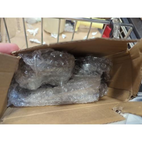 Set of 4 Size 3 inch Finnhomy Caster Wheels 3 Inch Set of 4 Heavy Duty Threaded Stem Casters 5/16-18x1-1/2 Swivel Rubber Industrial Castors Locking Wheels for Wire Shelving/Furniture/Carts Load Bearing 720 Lbs Gray