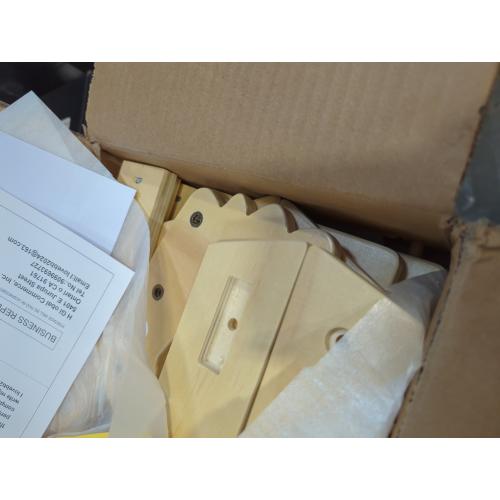 Wooden Toddler Step Stool, 2-Step Foldable Stool for Kids with Non-Slip Surface, Baby Bathroom Stool for Potty Training, Bathroom Sink, Kitchen Counter with Cute Dinosaur Design, Natural