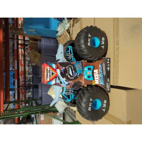 Monster Jam Official Mega Megalodon All-Terrain Remote Control Monster Truck