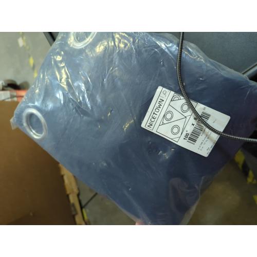 NICETOWN Blackout Curtain for Sliding Door - Patio Door Curtains, Thermal Insulated Wide Drapes/Draperies for Bedroom (Navy Blue, 100 by 84-Inch)