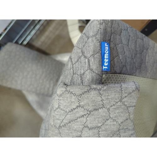 Grey Patent Bed Wedge Pillow Headboard Pillow Mattress Wedge Triangle Pillow Reading Pillow Long Bolster Pillow Bed Gap Filler Mattress Gap Filler Between Your Headboard