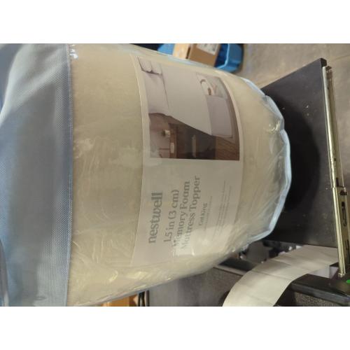 Nestwell 1.5-Inch Memory Foam California King Mattress Topper in Neutral