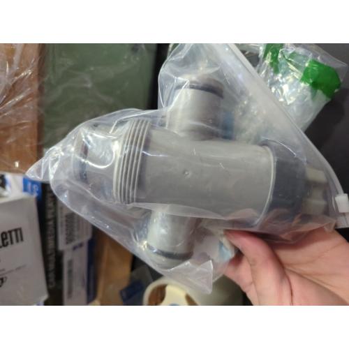 Split Swimming Pool Hose Plunger Valve, 2 in 1 Hose Plunger Valve Swimming Pool Part for Filter Circulation System
