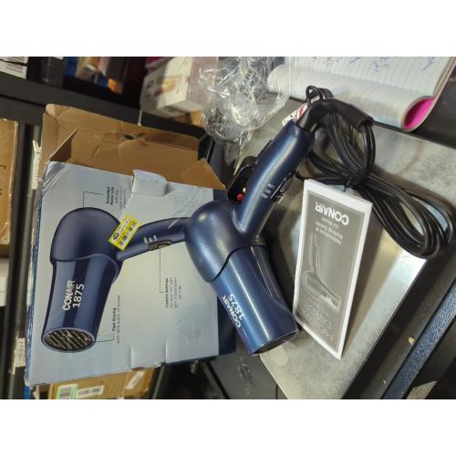 Conair 1875 Watt Mid Size Styler Dryer Blue