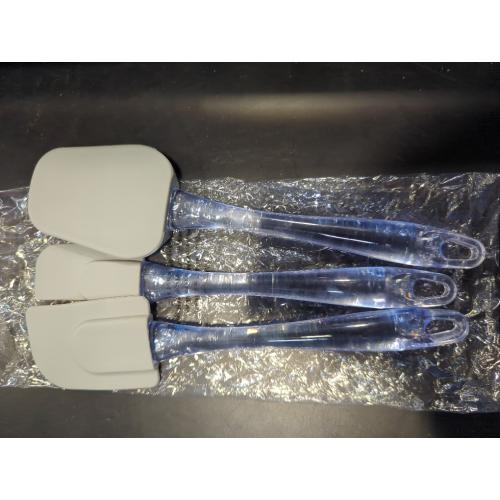 3Pcs Silicone Spatula Heat Resistant Kitchen Scrapers for Baking Cooking Ergonomic Non Slip Design Versatile Reusable Silicone Kitchen Tools