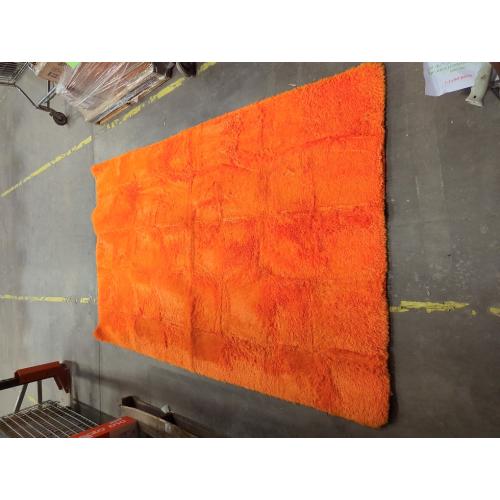 Ophanie Orange Large Rugs for Living Room Bedroom, Fluffy Fuzzy Furry Carpet, Plush Soft Shaggy Bedside Indoor Floor Area Rug for Kids Girls Boys Baby Teen Dorm Nursery Home Decor Aesthetic